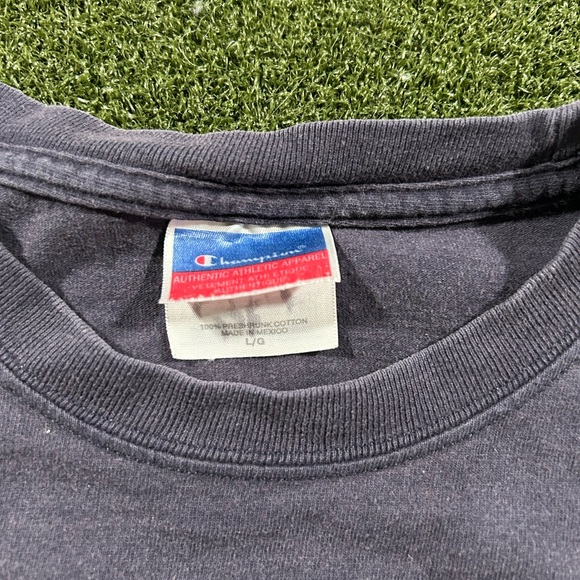 Vintage Champion Baseball Navy Tee - Picture 2 of 3